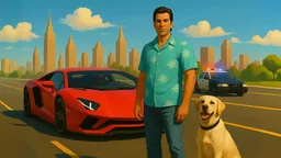 Aventador: Город преступлений в стиле Vice