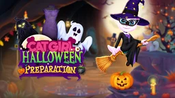 Cat Girl Halloween Preparation Cat Girl Halloween Preparation