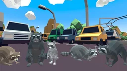 Raccoon Adventure: City Simulator 3D